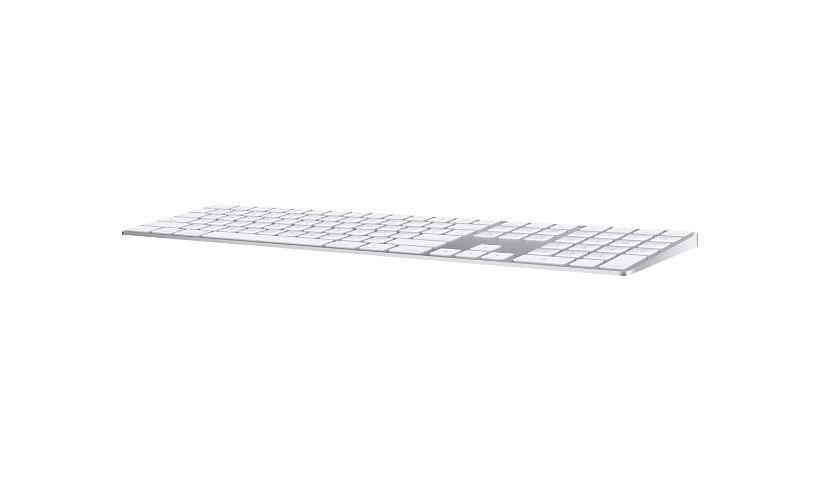 Apple Magic Keyboard with Numeric Keypad - keyboard - QWERTY - Canadian French - silver Input Device
