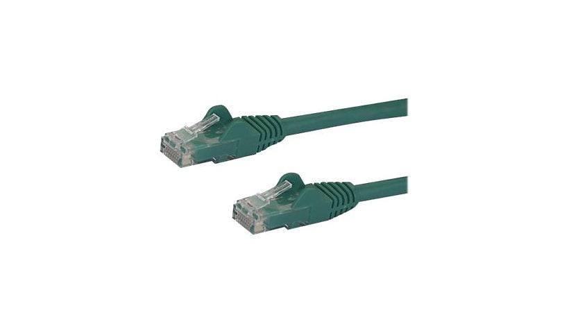 StarTech.com 12ft CAT6 Ethernet Cable - Green Snagless Gigabit - 100W PoE UTP 650MHz Category 6 Patch Cord UL Certified