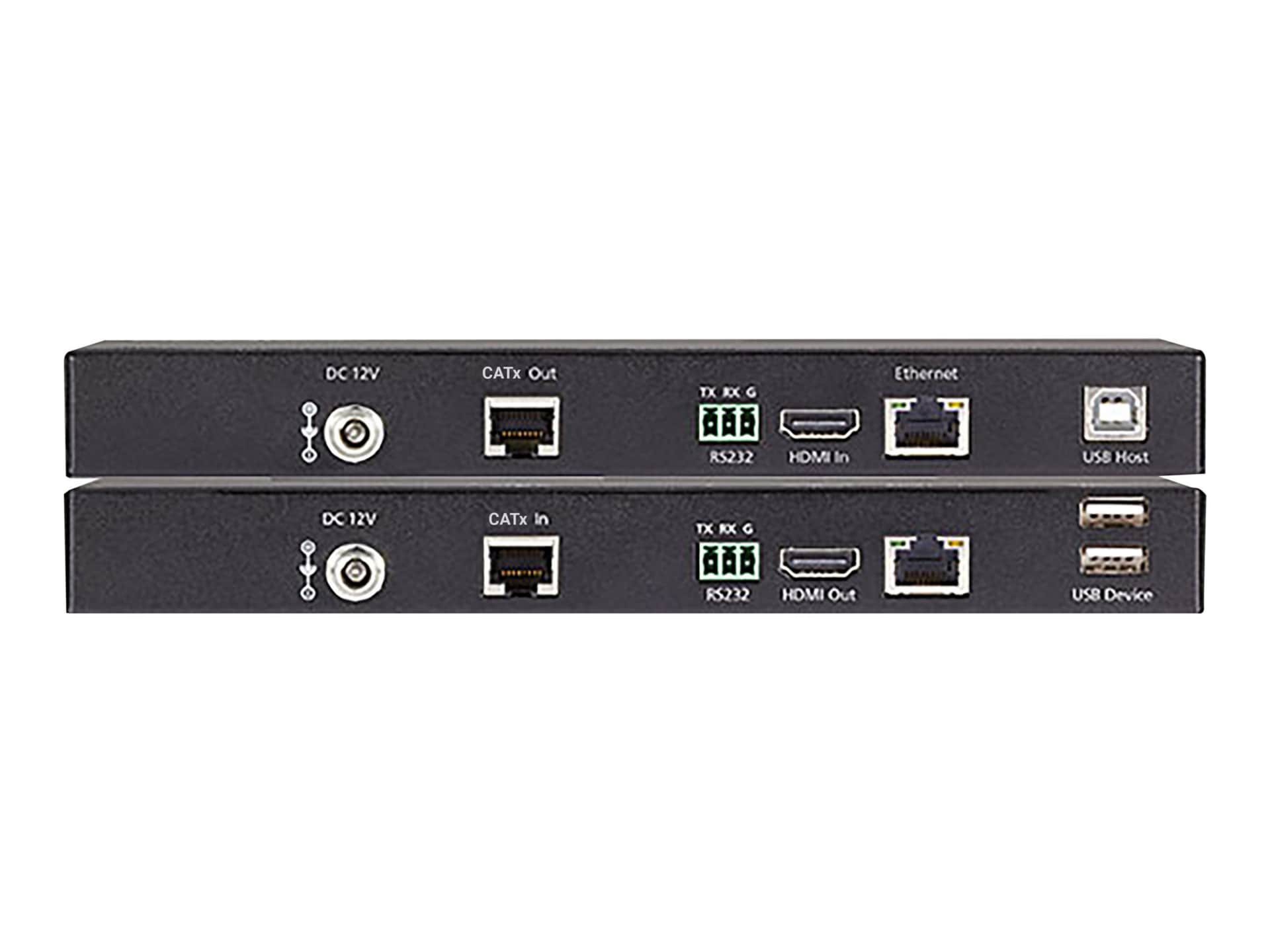 Black Box VX1000 Series Extender - Kit - video/audio/USB/serial/network extender - CATx