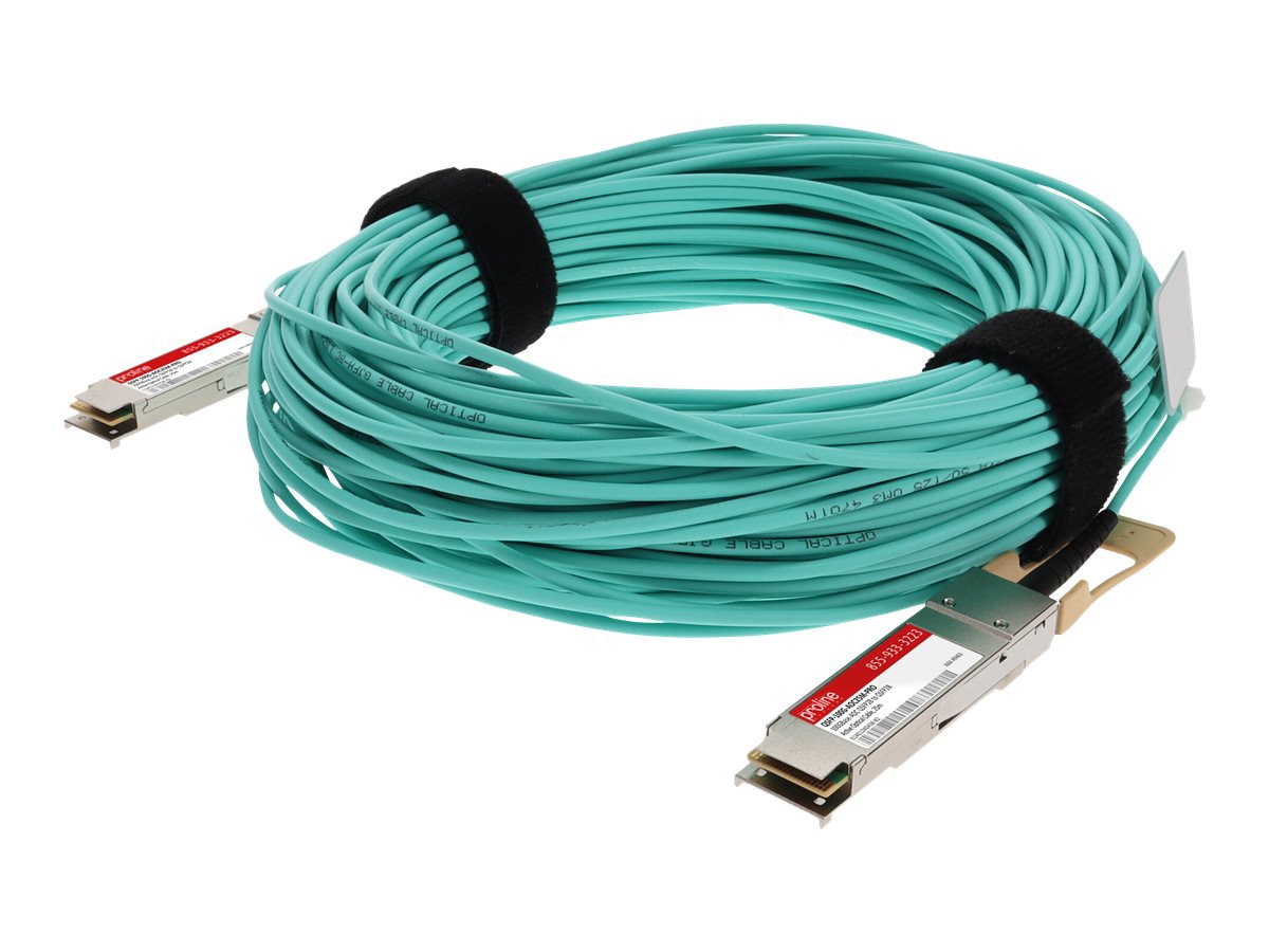 Proline 100GBase-AOC direct attach cable - TAA Compliant - 25 m