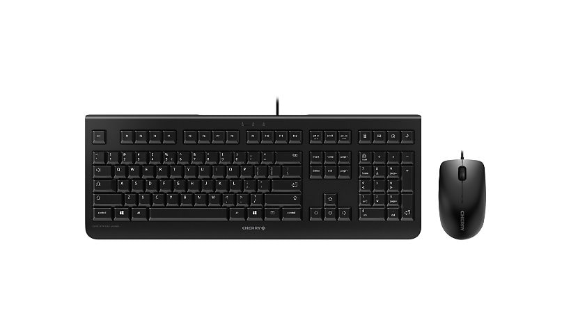 CHERRY DC 2000 - keyboard and mouse set - US - black