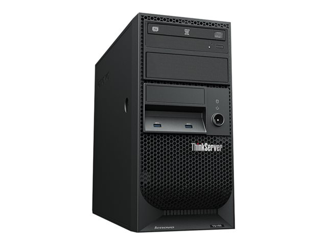 Lenovo ThinkServer TS150 - tower - Core i3 6100T 3.2 GHz - 8 GB - 0 GB