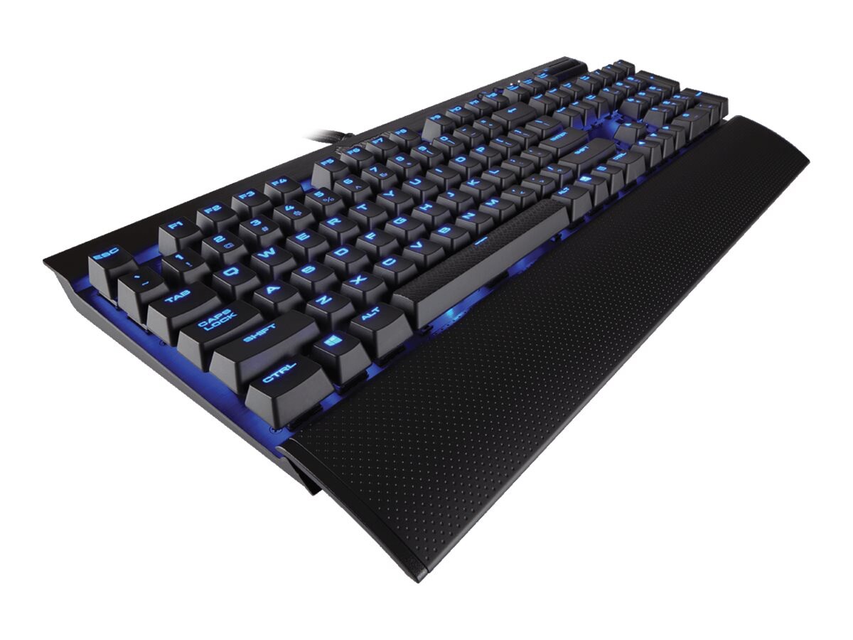 CORSAIR Gaming K70 LUX Mechanical - keyboard - US - anodized brushed alumin