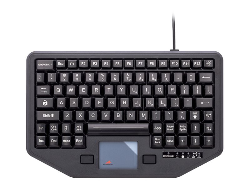 iKey K-TR-911-RED - keyboard - with touchpad Input Device