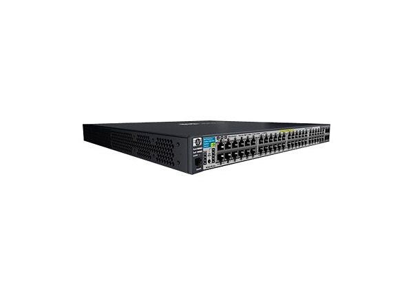 HPE 3500-48G-PoE+ yl Switch - switch - 48 ports - managed - rack-mountable