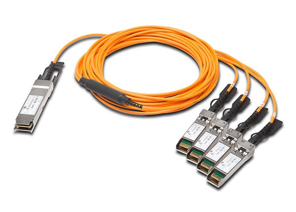 Juniper Networks 40-Gigabit Ethernet Active Optical Breakout Cable - networ