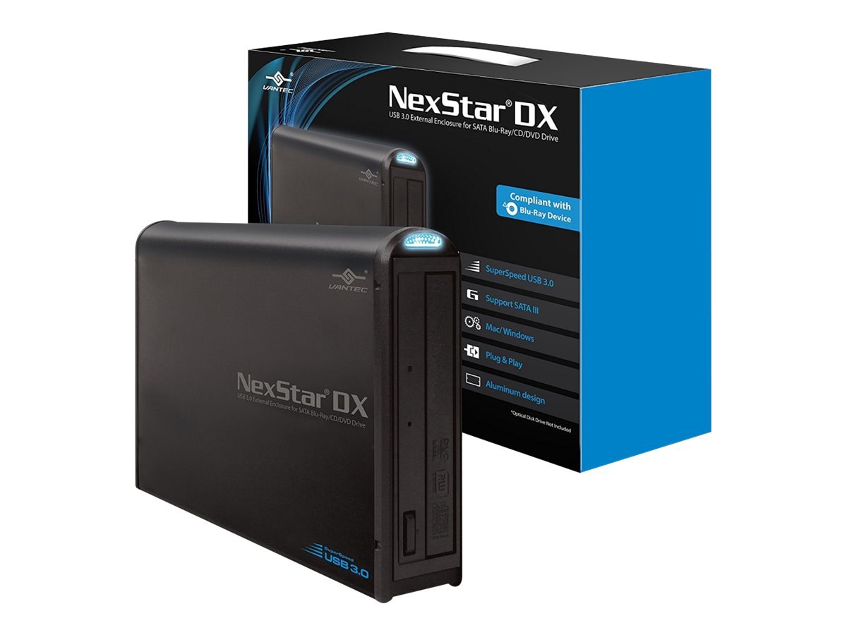 Vantec NexStar DX NST-536S3-BK - storage enclosure - SATA - USB 3.0