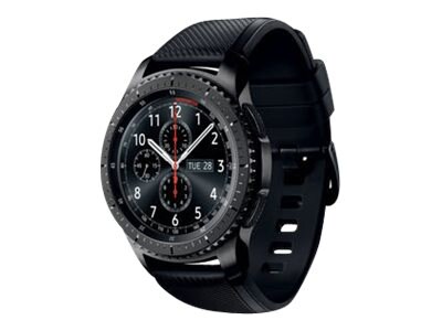 Samsung Gear S3 Frontier - black - smart watch with band - black - 4 GB - Verizon Wireless