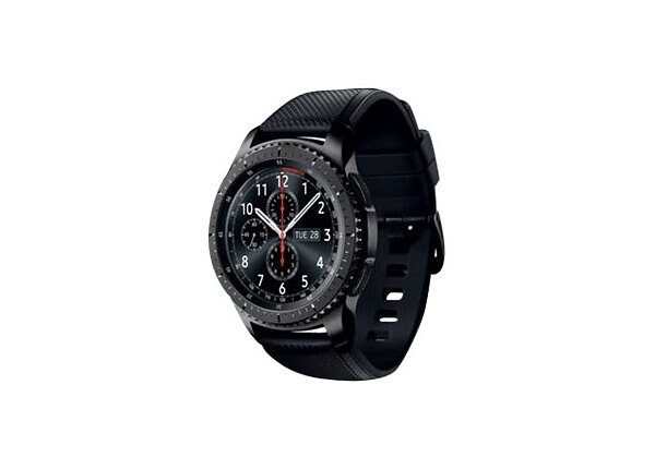 Samsung Gear S3 Frontier - black - smart watch with band - black - 4 GB - Verizon Wireless