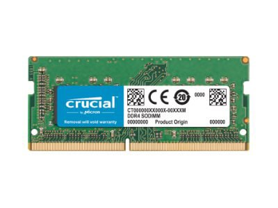 Crucial - DDR4 - module - 16 GB - SO-DIMM 260-pin - 2400 MHz / PC4-19200 - unbuffered