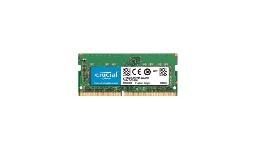 Crucial - DDR4 - module - 16 GB - SO-DIMM 260-pin - 2400 MHz / PC4-19200 - unbuffered