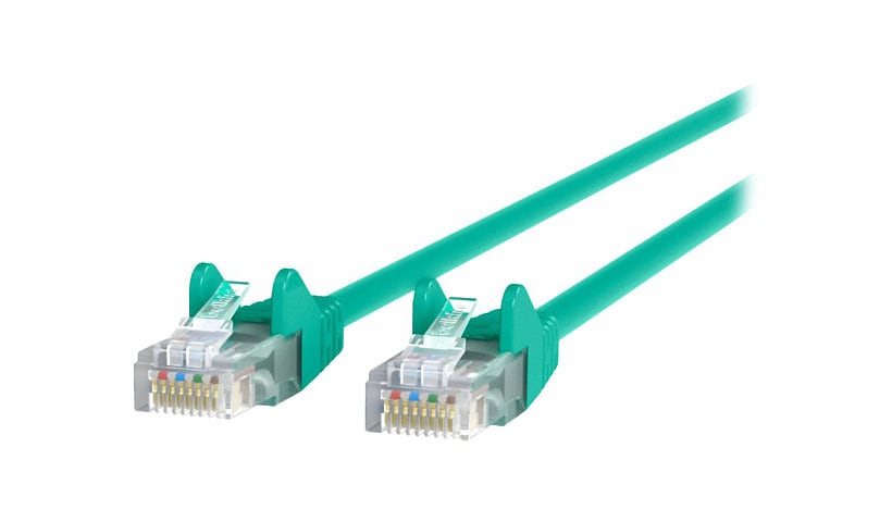 Belkin Cat6 4ft Green Ethernet Patch Cable, UTP, 24 AWG, Snagless, Molded, RJ45, M/M, 4'