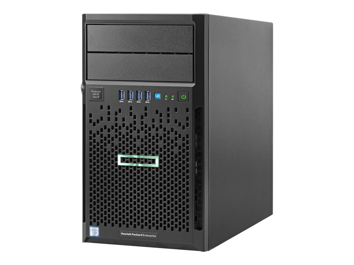 HPE ProLiant ML30 Gen9 Base - tower - Xeon E3-1220V6 3 GHz - 8 GB