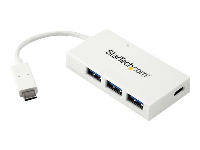 StarTech.com 4 Port USB C Hub 5Gbps, USB-C to 3xUSB-A/1xUSB-C - Bus Powered