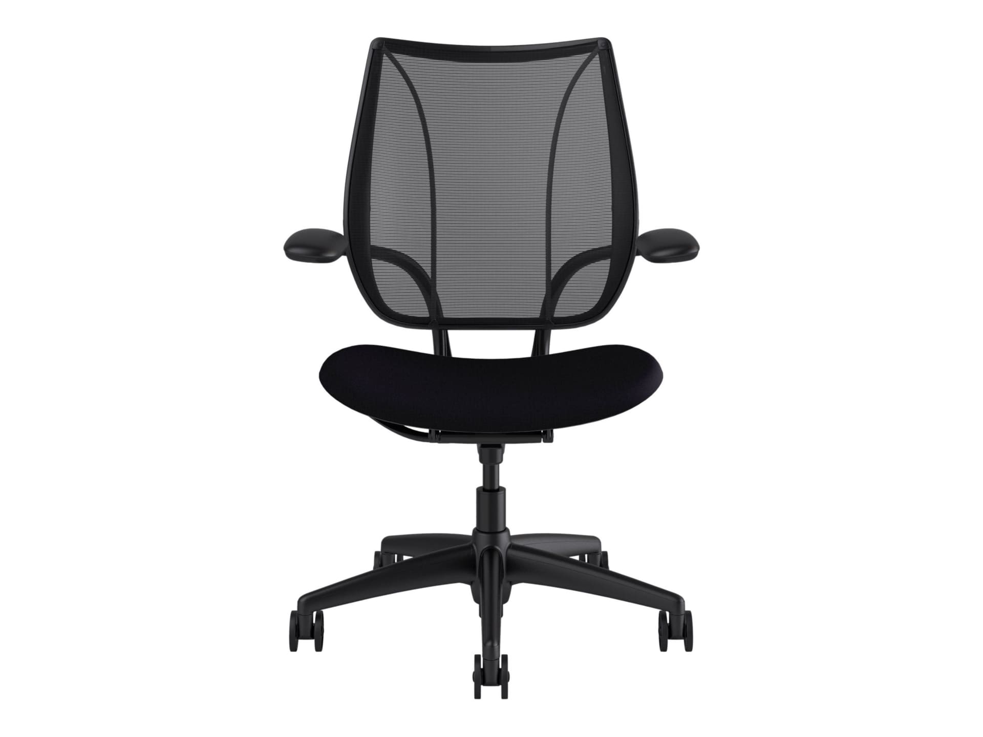 Humanscale Liberty - chair - plastic, aluminum, steel - black