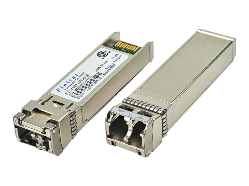 Finisar FTLX3871MCC34 - SFP+ transceiver module - SONET/SDH, 10 GigE, 10Gb Fibre Channel