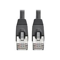 Eaton Tripp Lite Series Cat6a 10G Snagless Shielded STP Ethernet Cable (RJ45 M/M), PoE, Black, 25 ft. (7.62 m) - patch
