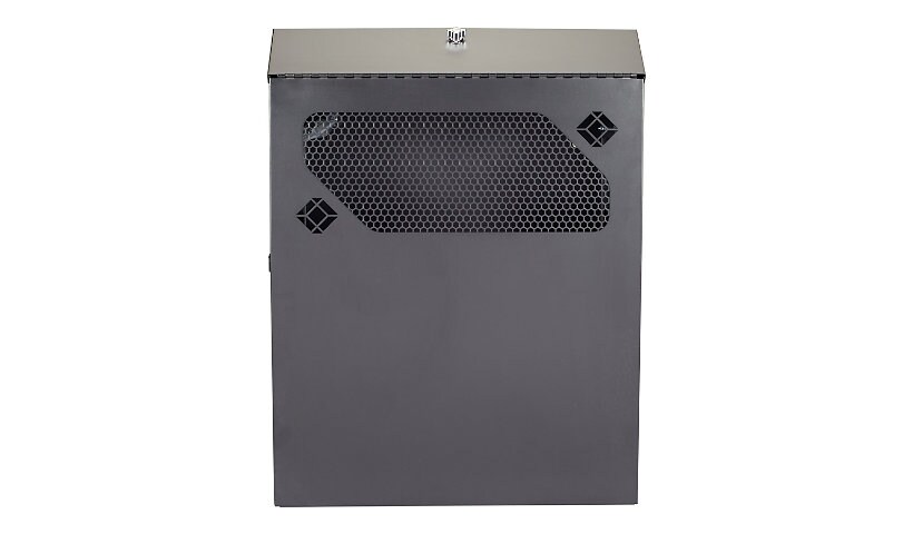 Black Box Low-Profile Vertical Wallmount Cabinet armoire - 4U