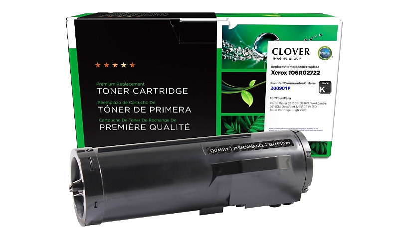 Clover Imaging Group - High Yield - black - compatible - remanufactured - toner cartridge (alternative for: Xerox