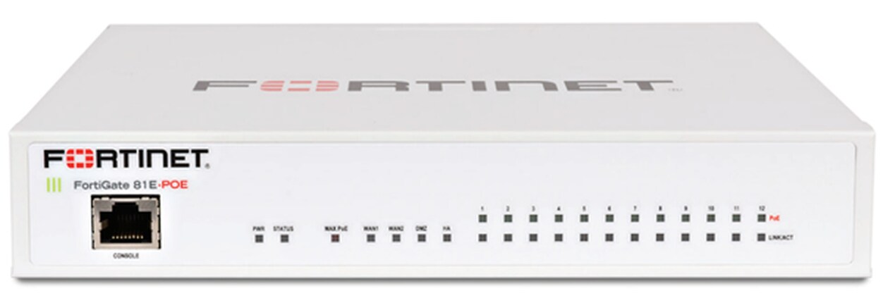 Fortinet FortiGate 81E-POE - Enterprise Bundle - security appliance - with