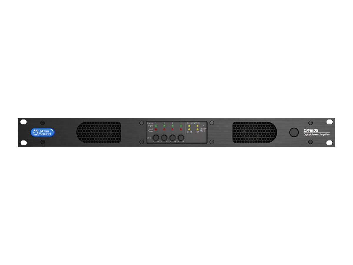 AtlasIED 600W Networkable Multi-Channel Power Amplifier