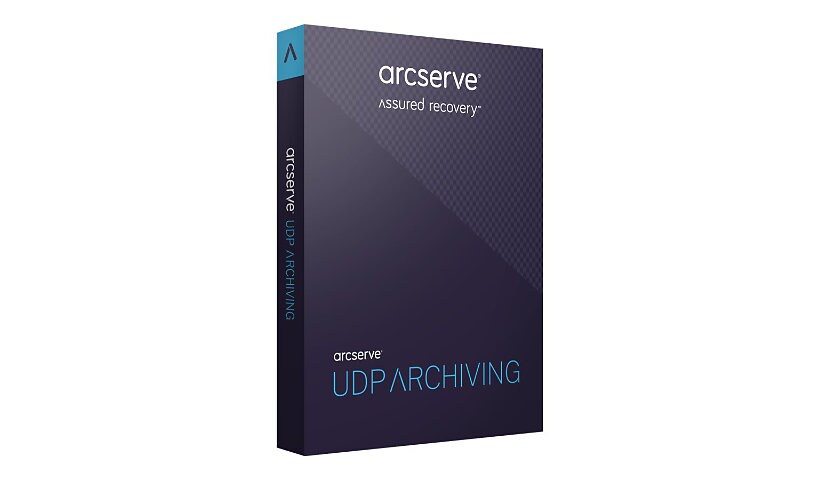 Arcserve UDP Archiving - Email (v. 6.0) - Enterprise Maintenance (1 year) -