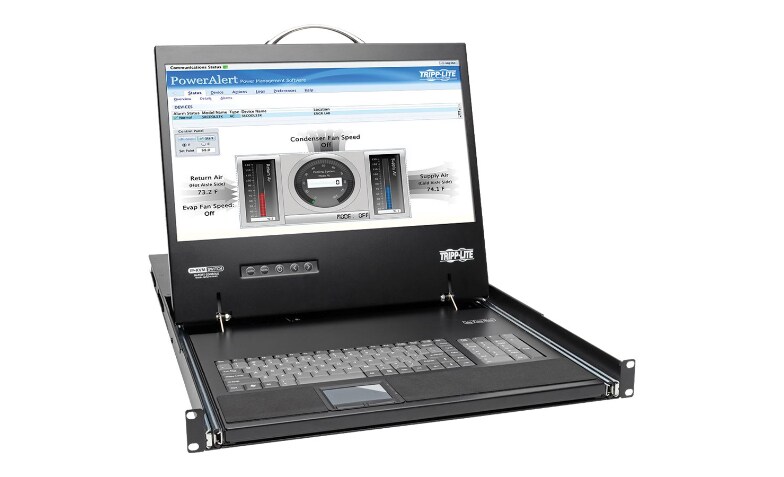 16-Port x2 Users Cat5e/6 1U Rack-Mount USB KVM Switch with 17 Full HD  1080P LCD and IP Remote Access, 16 Interface Modules Included 