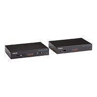 Black Box LRXI Industrial KVM Extender Fiber Multimode - KVM / audio / seri