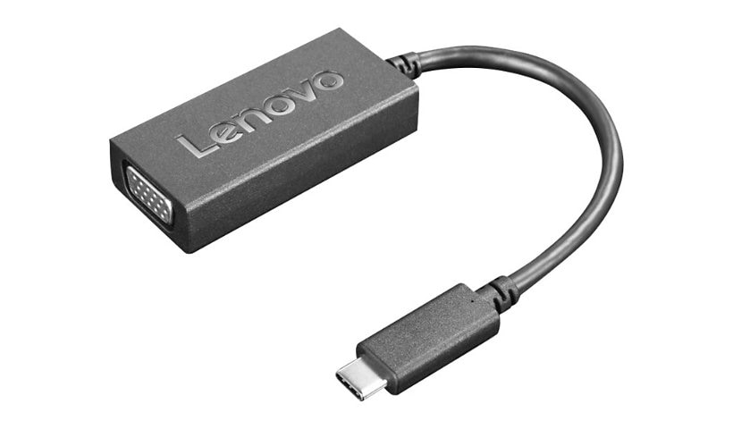 Lenovo - adaptateur USB / VGA - 24 pin USB-C pour HD-15 (VGA)