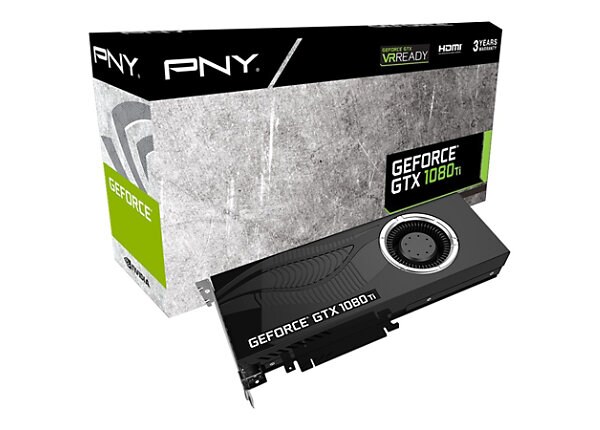 PNY GeForce GTX 1080 Ti - Blower Edition - graphics card - GF GTX 1080 Ti - 11 GB