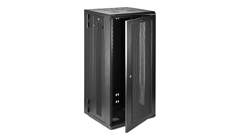 StarTech.com 26U 19" Wall Mount Network Cabinet - 16" Deep Hinged Locking Flexible IT Data Equipment Rack Vented Switch