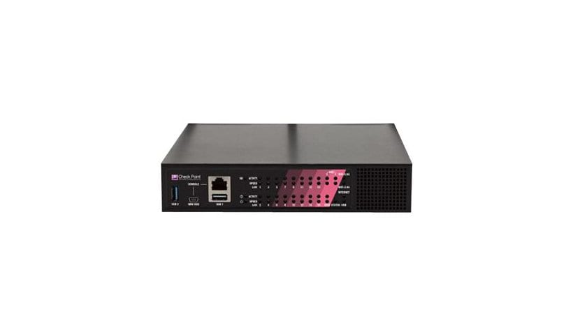 Check Point 1490 Appliance with Threat Prevention security suite and SandBl