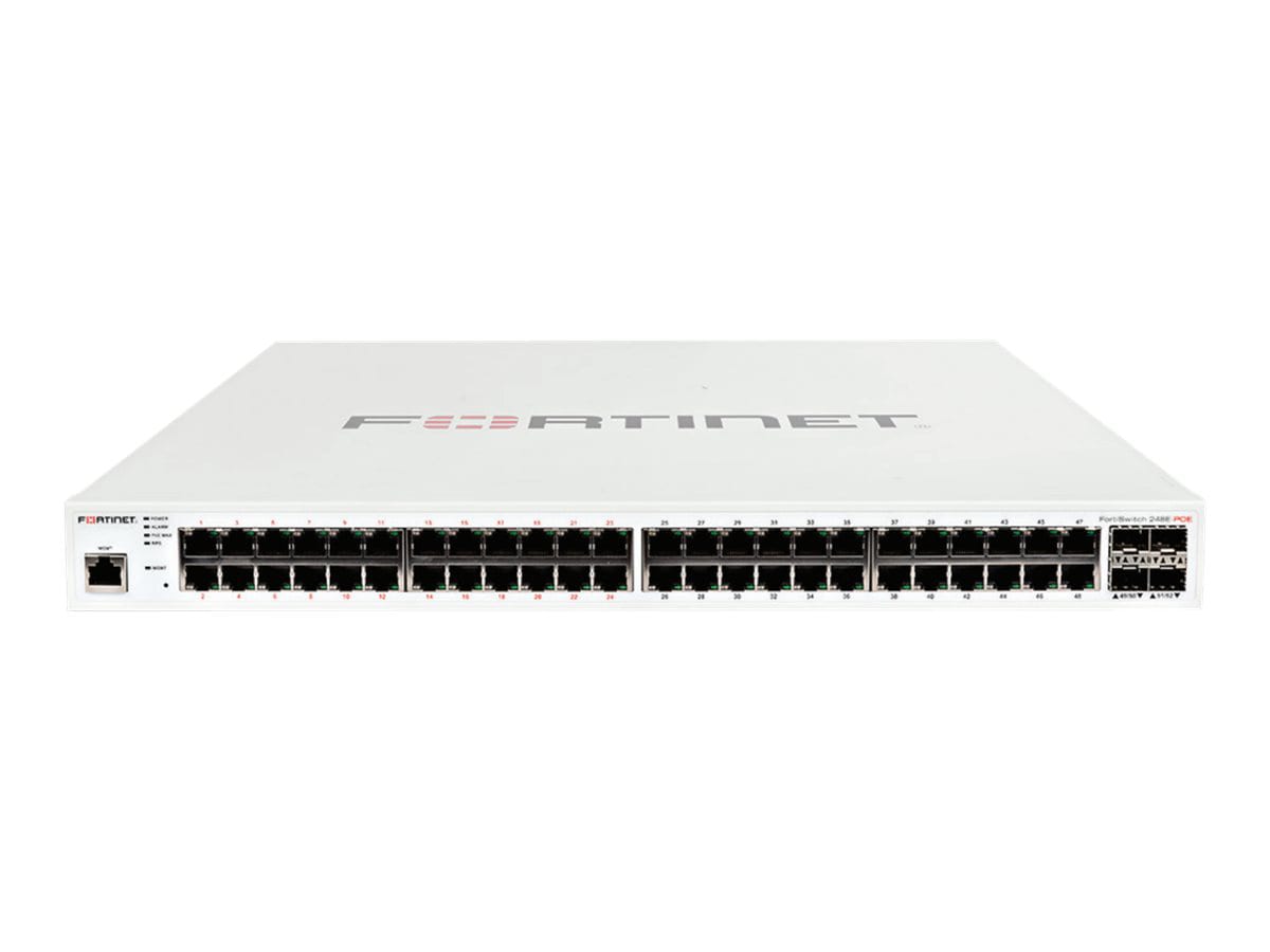 Fortinet FortiSwitch 248E-POE - switch - 52 ports - managed - rack-mountabl