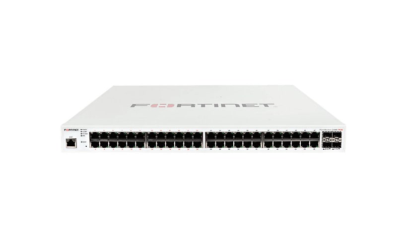 Fortinet FortiSwitch 248E-POE - switch - 52 ports - managed - rack-mountable
