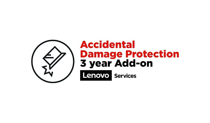 Lenovo Accidental Damage Protection - couverture des dommages accidentels - 3 années
