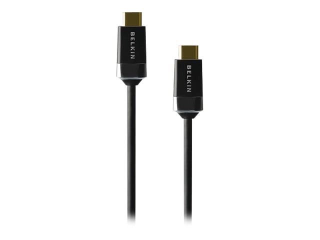 Belkin High Speed HDMI Cable - HDMI with Ethernet cable - 16.4 ft