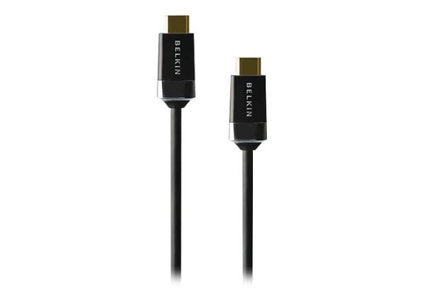 Belkin High Speed HDMI Cable - HDMI with Ethernet cable - 16.4 ft