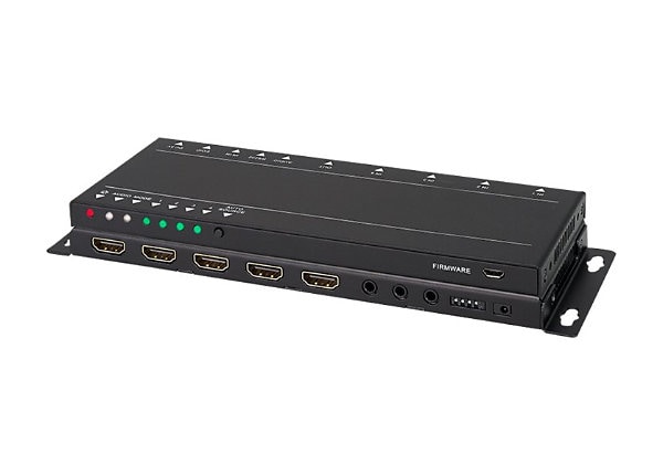 FrontRow HDMI Switch with Audio De-embedding - video/audio switch - 4 ports - managed