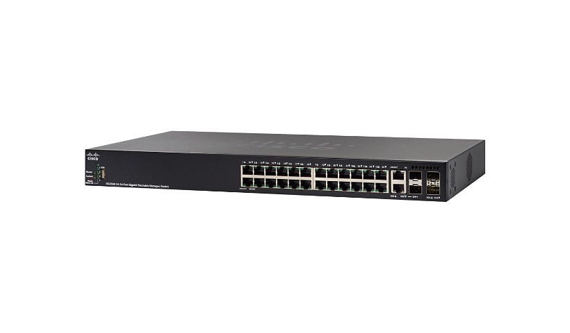 Cisco Small Business SG350X-24 - switch - 24 ports - managed - rack-mountab