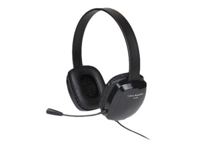 Cyber acoustics 3.5 mm stereo headset with headphones and noise cancelling microphone hot sale