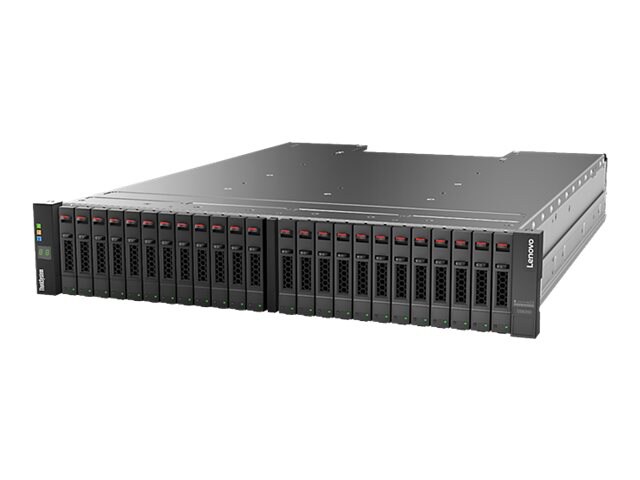 Lenovo ThinkSystem DS6200 SFF FC/iSCSI Dual Controller Unit - hard drive array