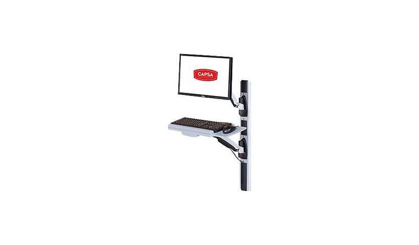 Capsa Healthcare AX Series Wall Arm w/CPU Holder - mounting kit