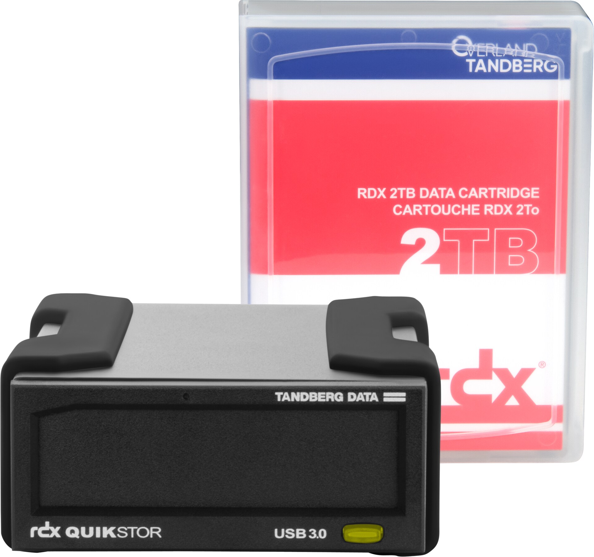 Overland Tandberg RDX QuikStor - RDX drive - SuperSpeed USB 3.0 - external - with 2 TB Cartridge