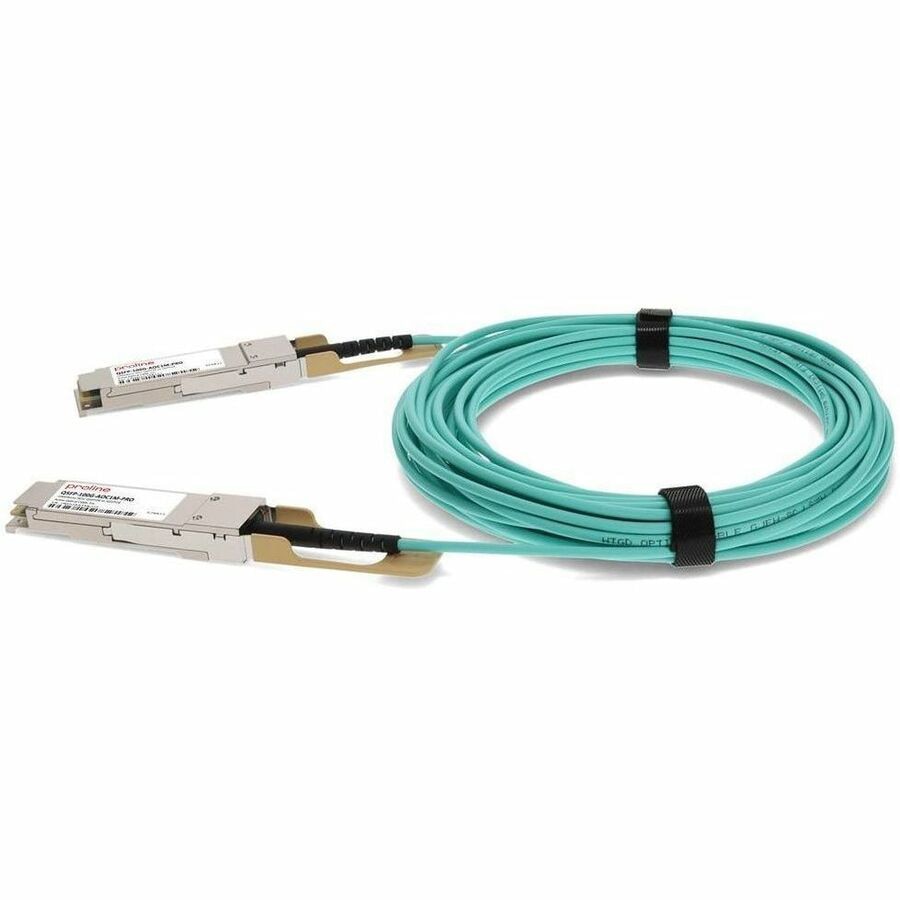 Proline Cisco QSFP-100G-AOC1M Compatible TAA Compliant 100GBase-AOC QSFP28 Active Optical Cable - Thumbnail 3