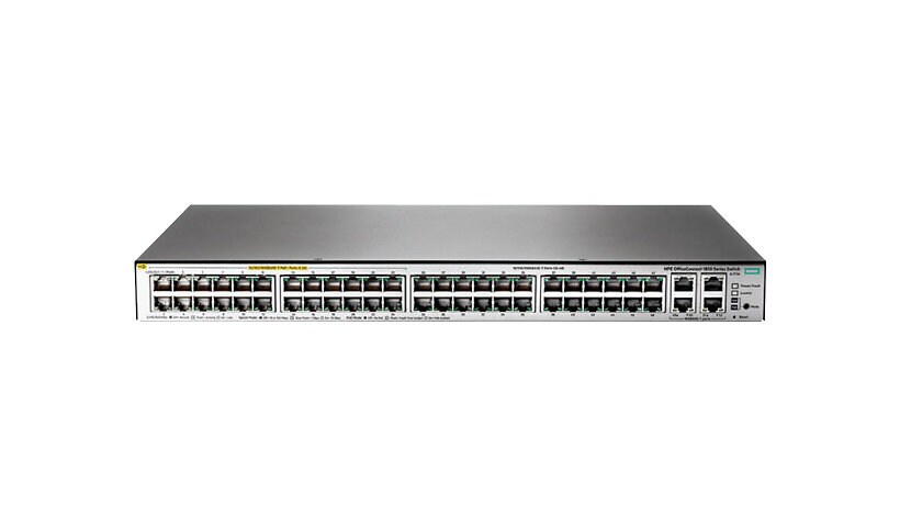 HPE OfficeConnect 1850 48G 4XGT PoE+ 370W - switch - 48 ports - managed - r
