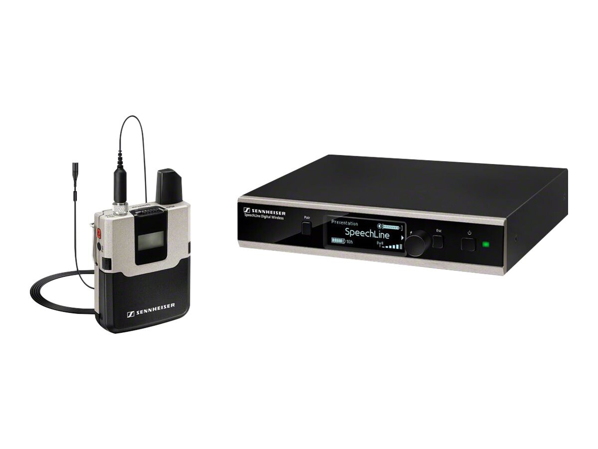 Sennheiser SpeechLine SL LAVALIER SET DW-4-US C - Case Set - wireless micro