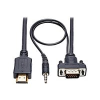 Tripp Lite HDMI to VGA Adapter Converter Cable Active +3.5mm M/M 1080p 10ft