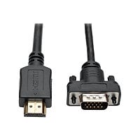 Eaton Tripp Lite Series HDMI to VGA Active Adapter Cable (HDMI to Low-Profile HD15 M/M), 15 ft. (4.6 m) - video