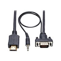 Tripp Lite HDMI to VGA Adapter Converter Cable Active +3.5mm M/M 1080p 15ft