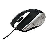 Verbatim Corded Notebook Optical Mouse - mouse - USB - silver